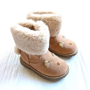 SEYCHELLES Cozy Bunny Face Faux Fur Boots size 5